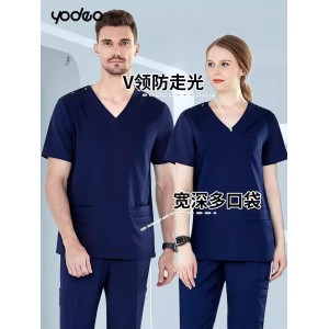 样道洗手衣手术室女短袖口腔医生刷手服手术衣工作服长袖弹力速干